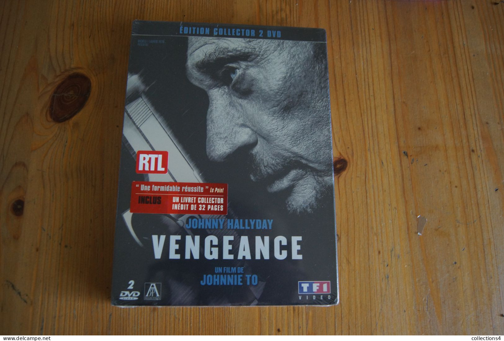 JOHNNY HALLYDAY VENGEANCE  RARE DVD NEUF SCELLE EDITION COLLECTOR 2 DVD + LIVRET - Action, Aventure