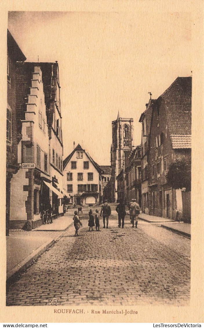 FRANCE - Rouffach - Rue Maréchal Joffre - Carte Postale Ancienne - Rouffach