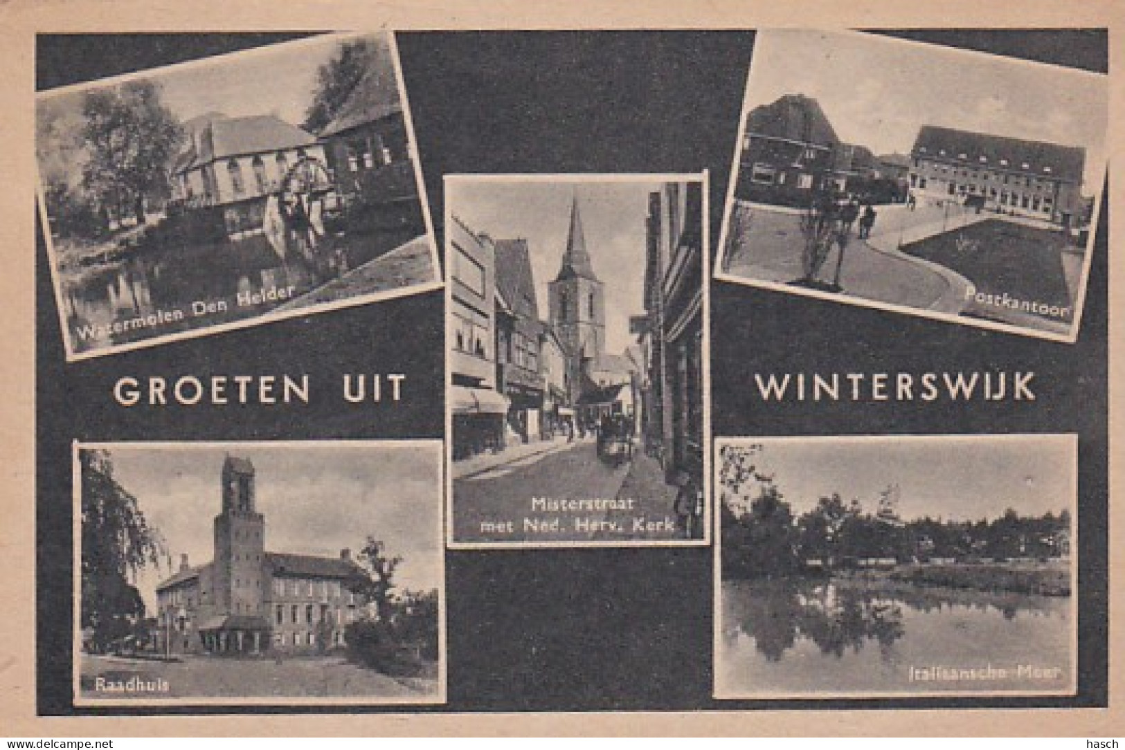 3694	14	Winterswijk, Groeten Uit (kleine Vouwen In De Hoeken) - Winterswijk