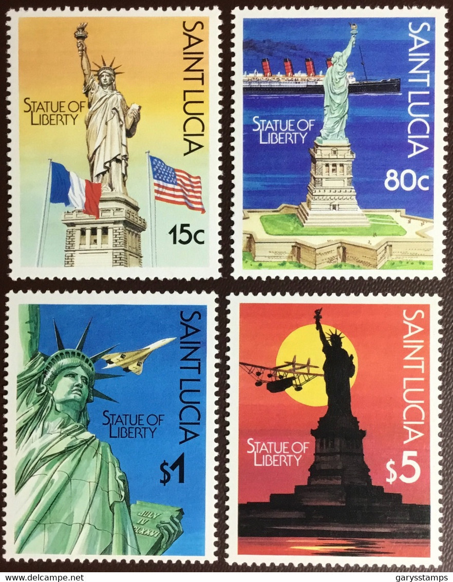 St Lucia 1987 Statue Of Liberty MNH - St.Lucie (1979-...)