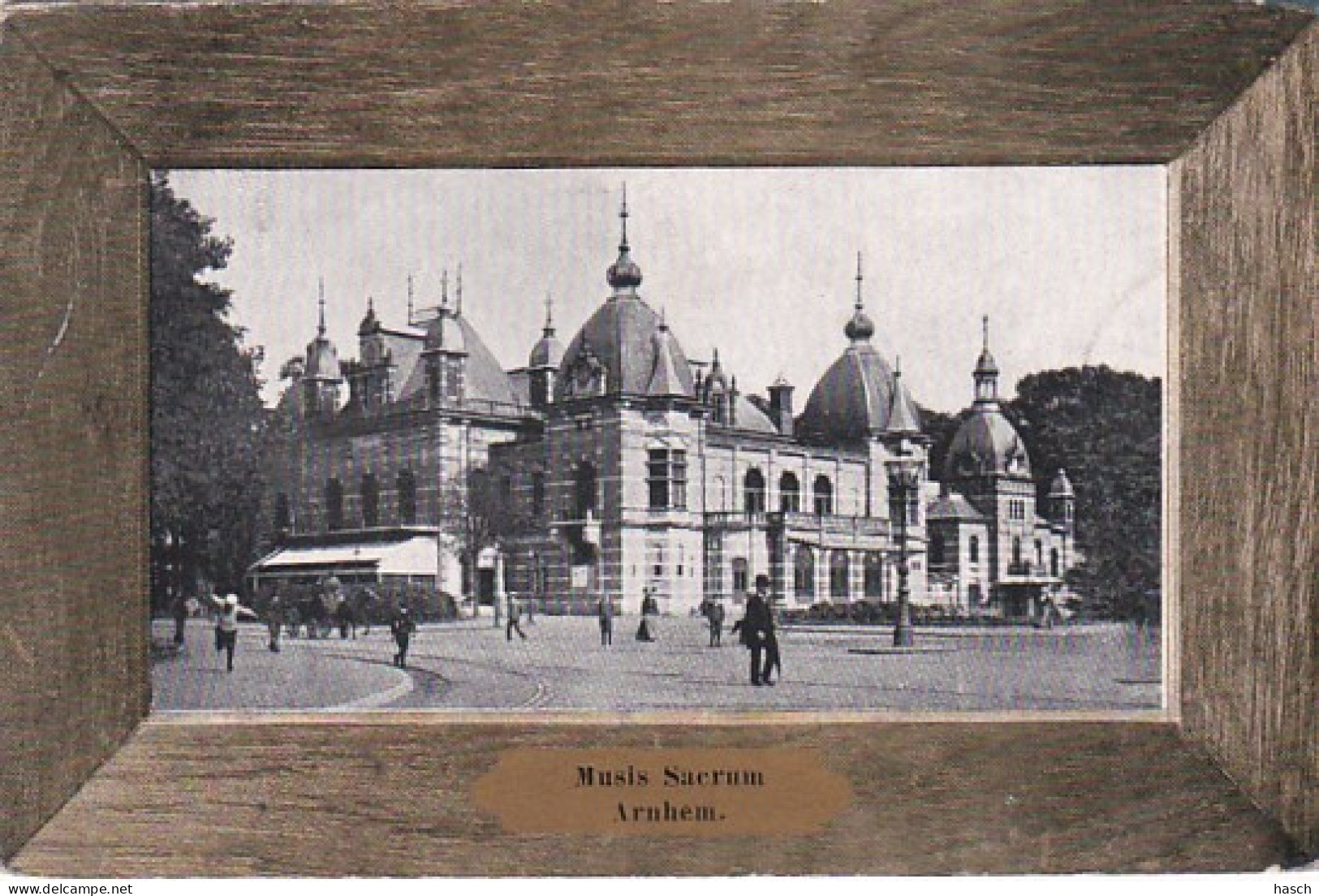 3694	53	Arnhem, Music Sacrum (poststempel 1909)(Linkerkant Een Vouw Zie Ook De Hoeken) - Arnhem