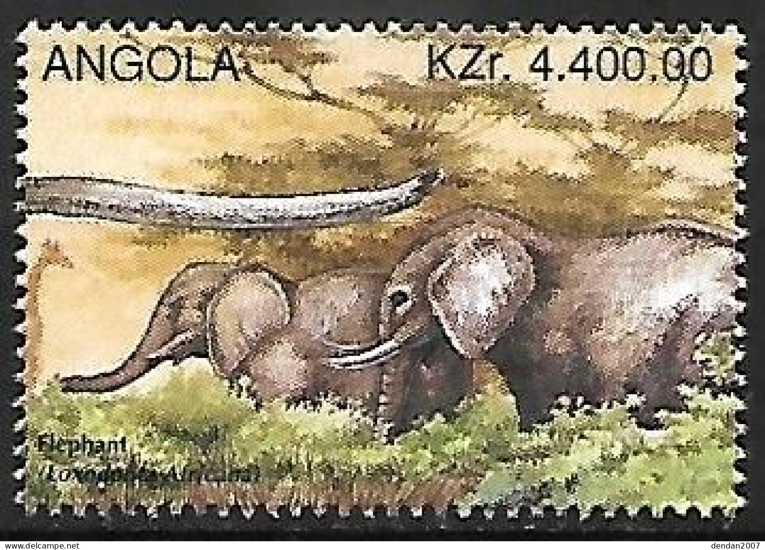 Angola -  Mnh ** 1996 :  Elephant - Eléphants