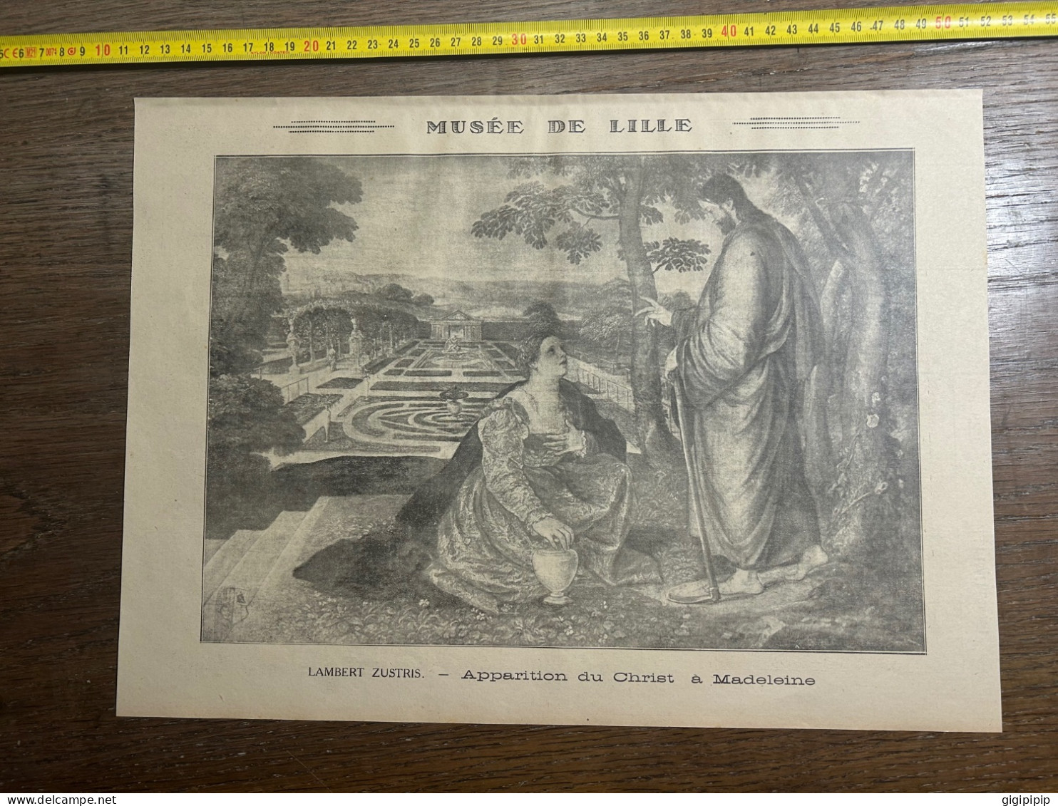 1930 GHI6 MUSÉE DE LILLE LAMBERT ZUSTRIS. - Apparition Du Christ à Madeleine - Collections