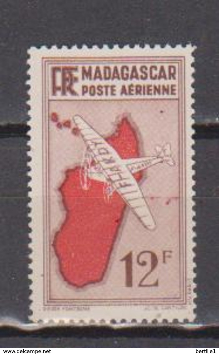 MADAGASCAR         N°  YVERT   PA 10  NEUF SANS GOMME       ( SG   1/55 ) - Aéreo