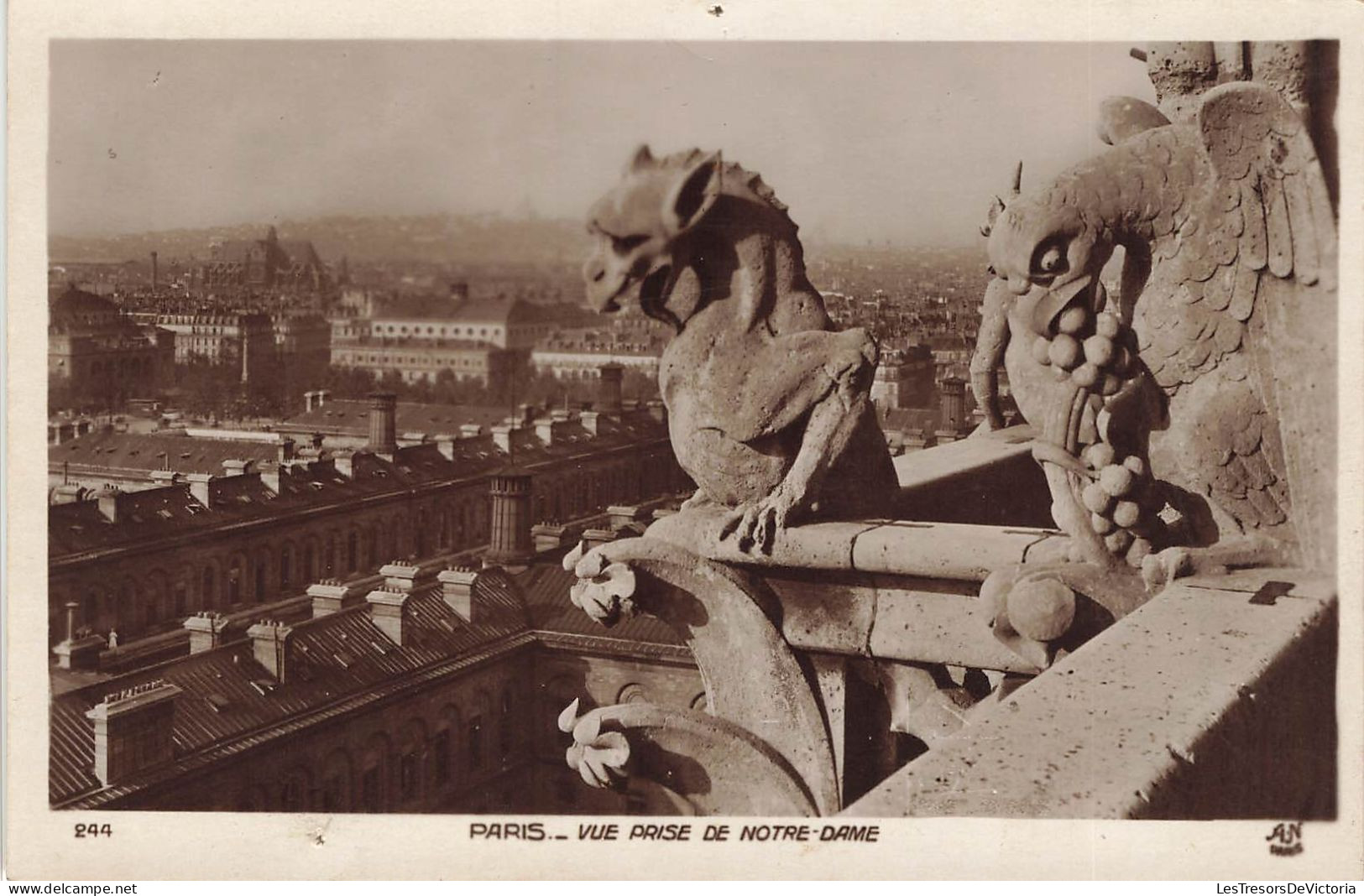 FRANCE - Paris - Vue Prise De Notre Dame - Carte Postale Ancienne - Notre Dame Von Paris
