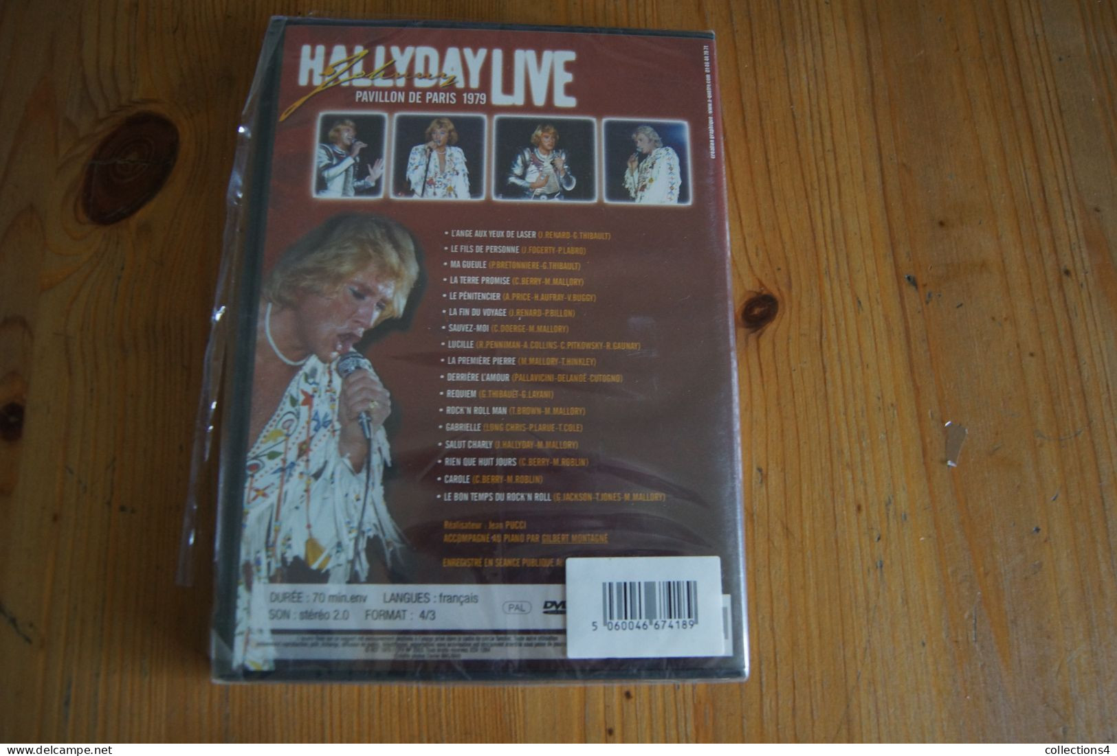 JOHNNY HALLYDAY PAVILLON DE PARIS 1979 LIVE DVD NEUF SCELLE - Musik-DVD's