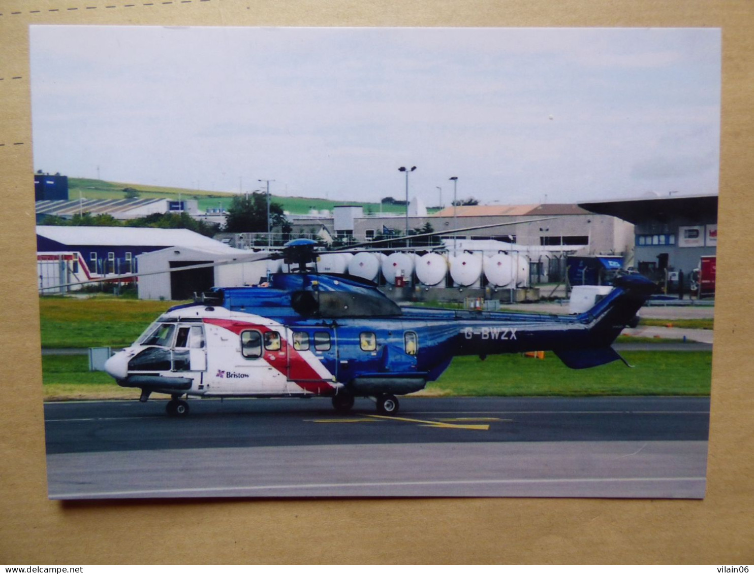 BRISTOW    SUPER PUMA  G-BWZX    ABERDEEN AIRPORT - Elicotteri