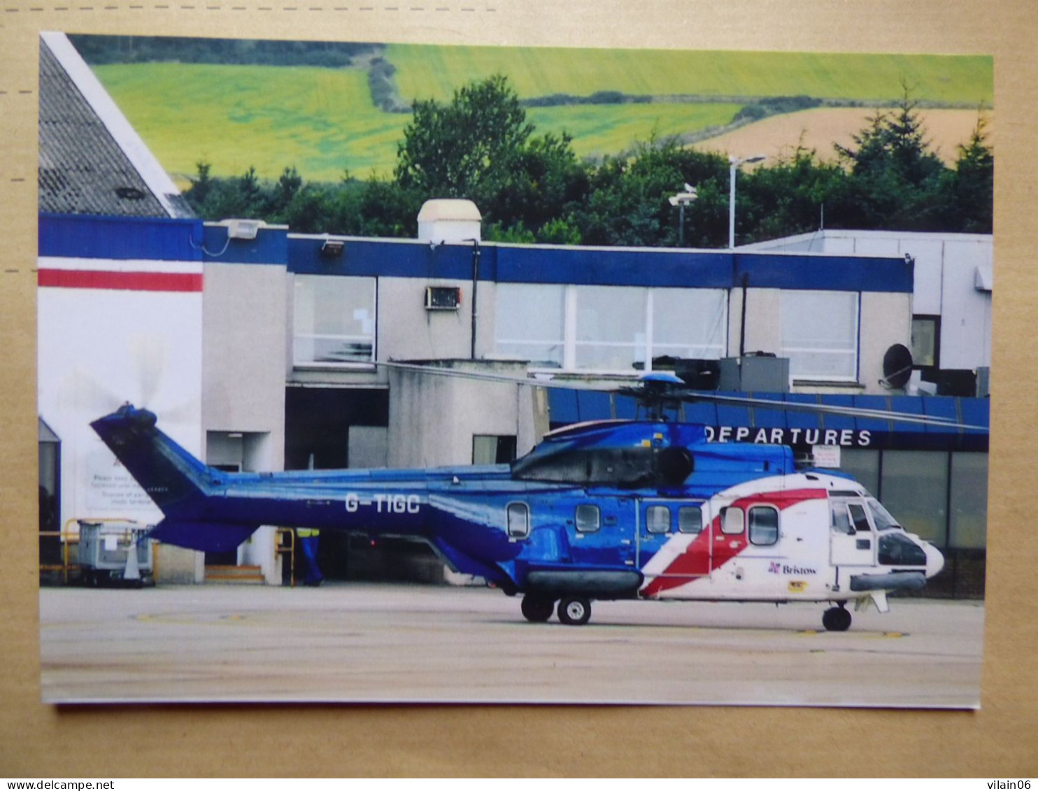 BRISTOW    SUPER PUMA  G-TIGC    ABERDEEN AIRPORT - Hélicoptères