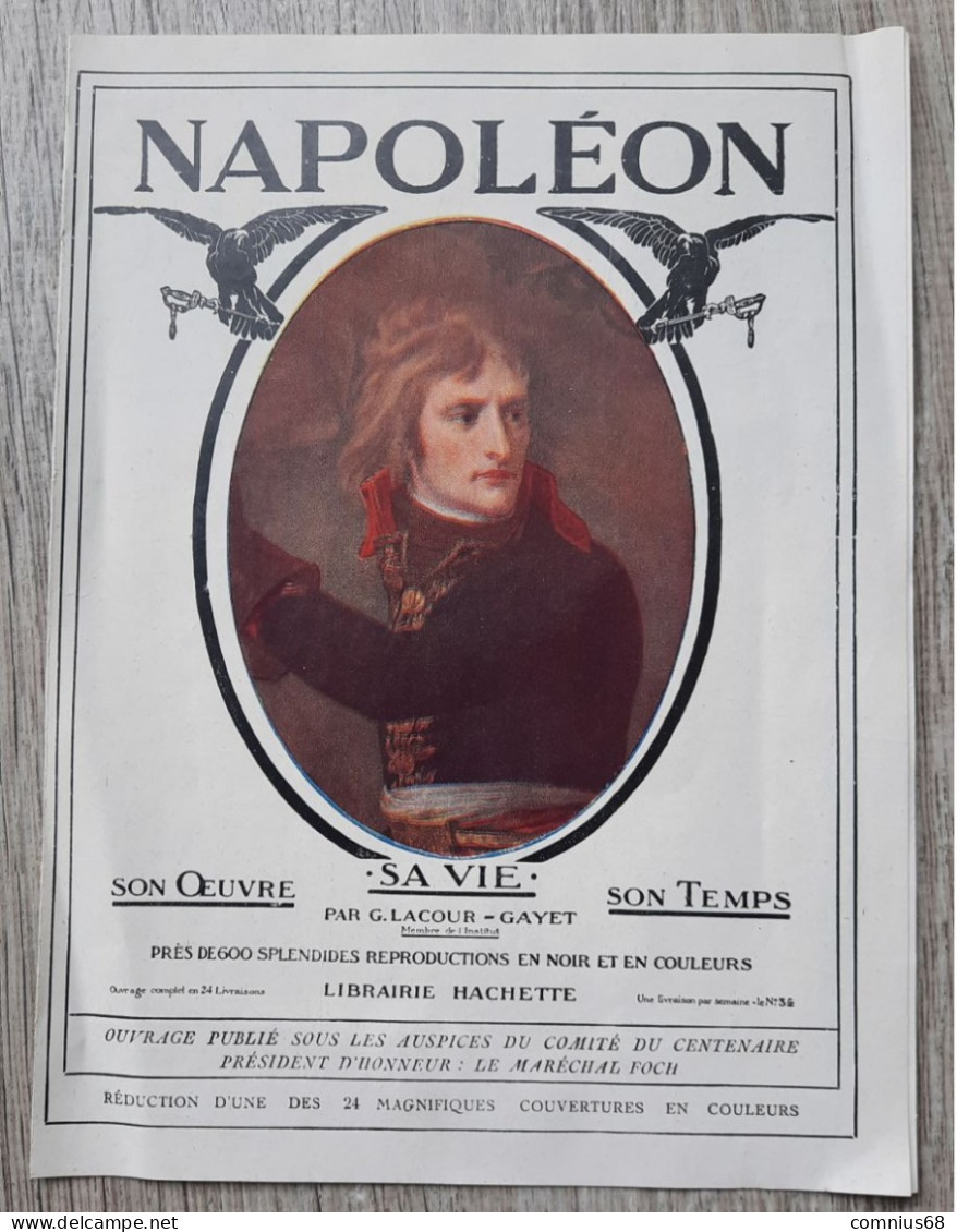 Publicité - Livre Napoléon Par G Lacourt-Gayet - Pubblicitari