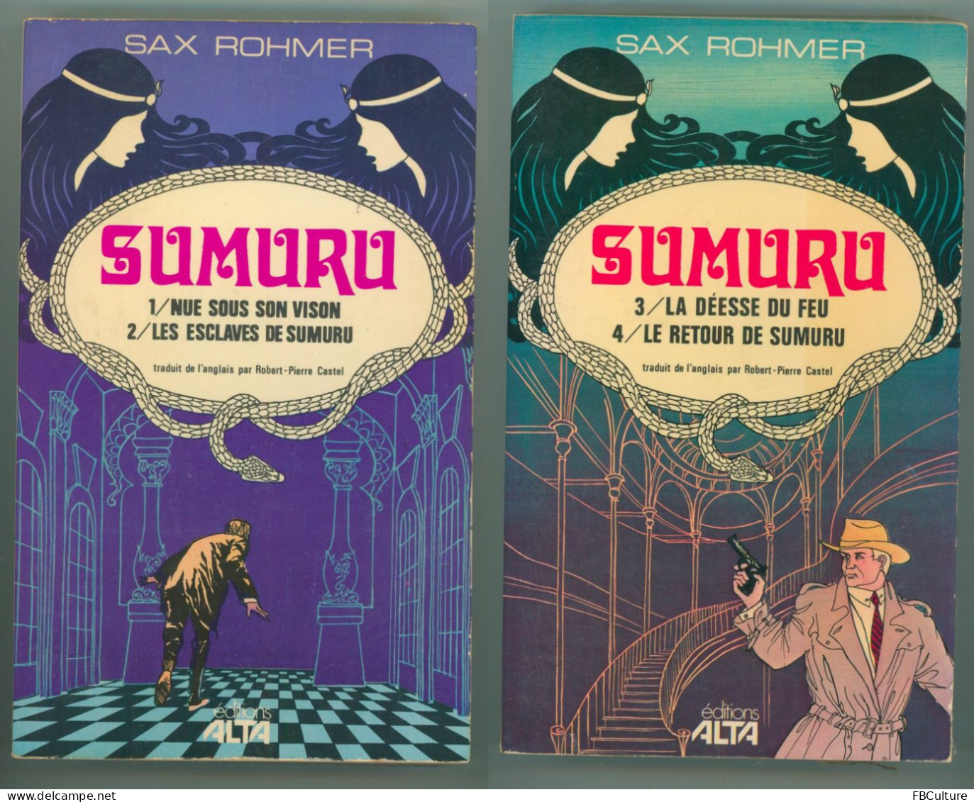 Sumuru, Sax Rohmer - Lot De Deux Tomes, 1980 - Rare - Fantastic