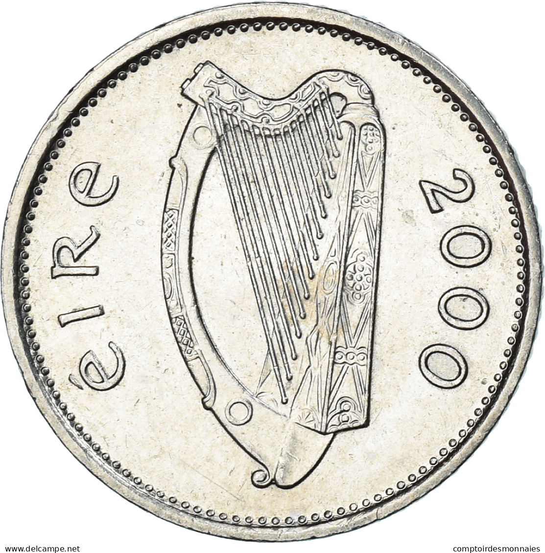 Monnaie, Irlande, 10 Pence, 2000 - Irlanda