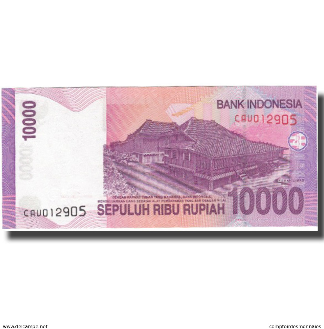 Billet, Indonésie, 10,000 Rupiah, 2005, 2005, KM:143a, NEUF - Indonésie