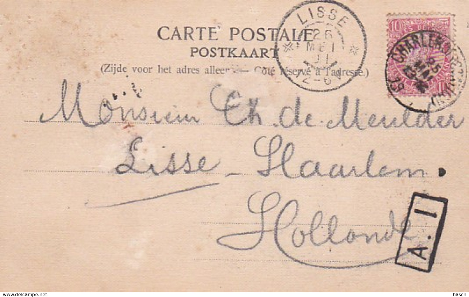 3726	124	Charleroi, Le Quai De Brabant (poststempel 1901) - Charleroi