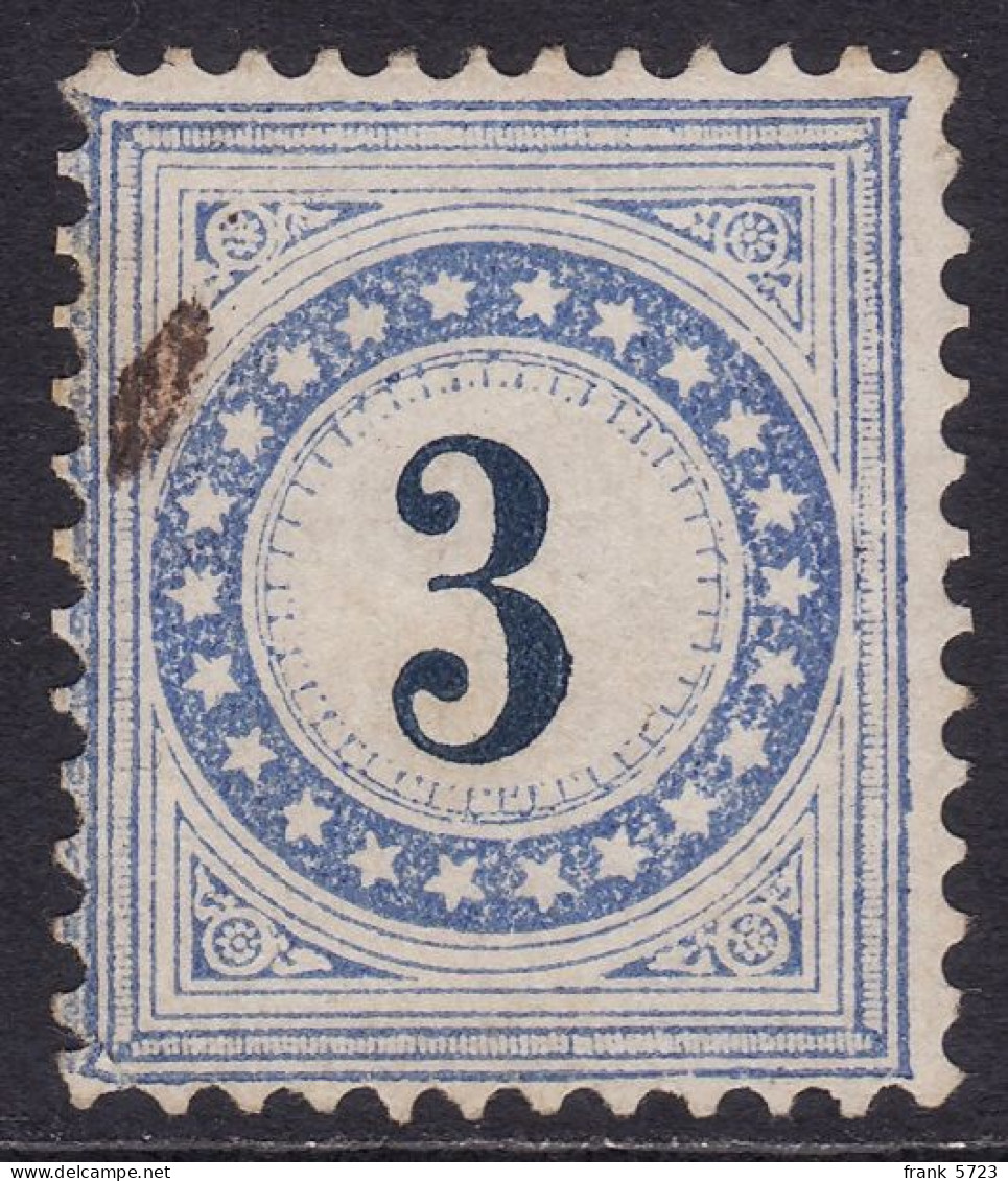 Schweiz: Abart Portomarke ZNr. 3IIN.2.03 (Doppelsterne) - Postage Due