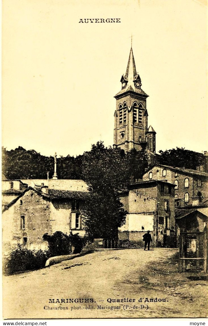 4494  - Puy De Dome  -  MARINGUES  : Quartier D'Andou  Entrée Du Village - Maringues