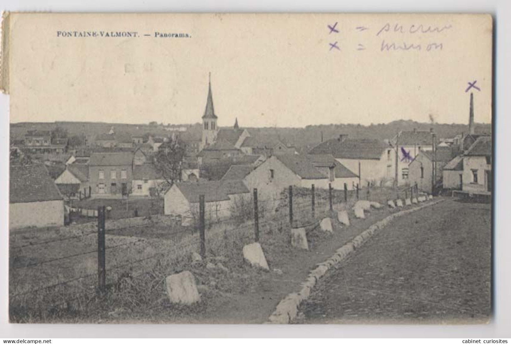 FONTAINE VALMONT - Panorama - ( Merbes-le-Château ) - Sucrerie Du Village - Hainaut - Belgique - Merbes-le-Chateau