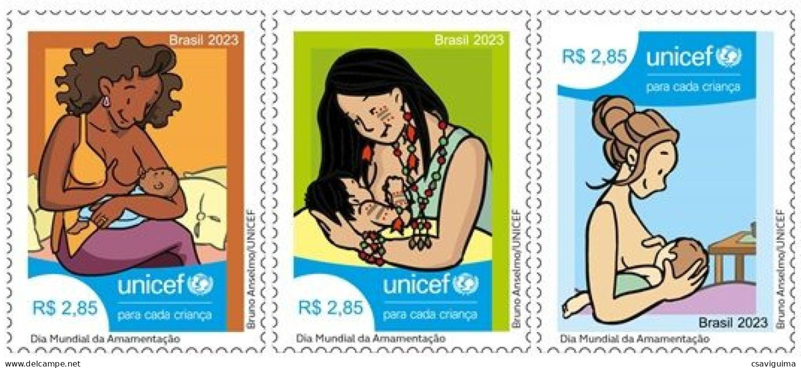 Brasil (Brazil) - 2023 - Unicef Breastfeeding Day Child Health - Yv Xxxx/xx - UNICEF