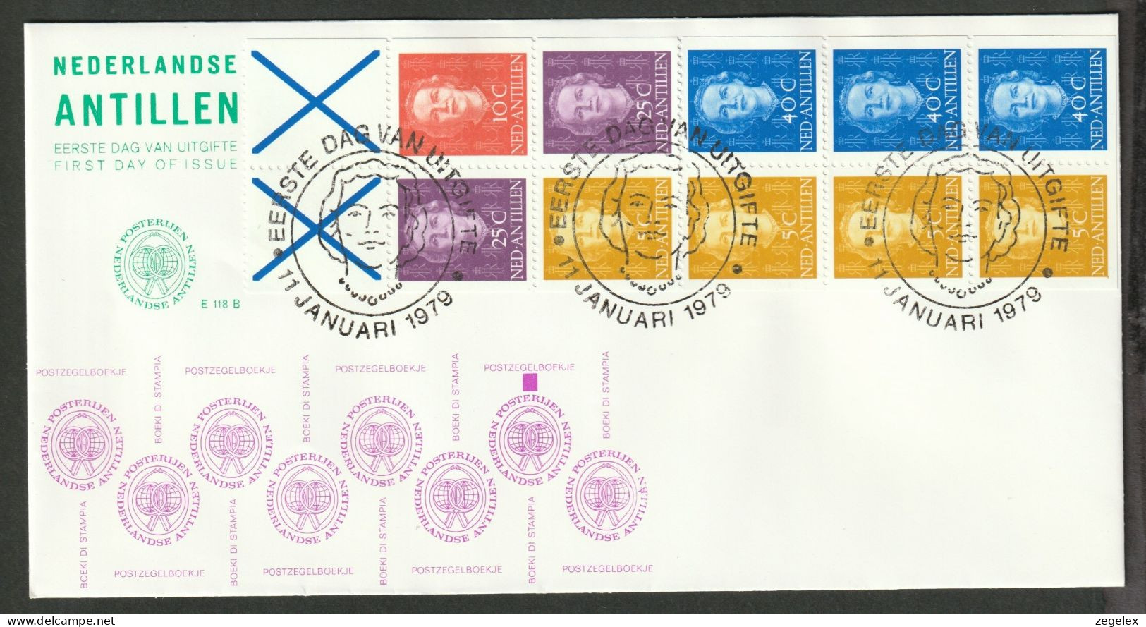 Ned. Antillen 1979 FDC - E118B2 - West Indies