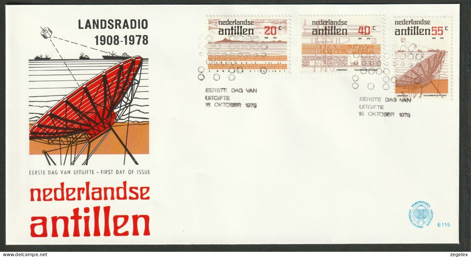 Ned. Antillen 1978 FDC - E115 - Antillen