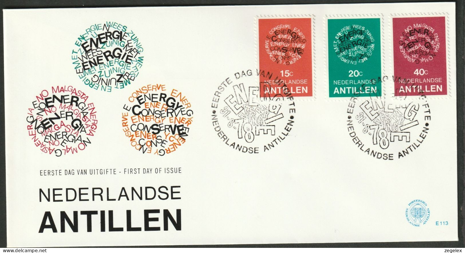 Ned. Antillen 1978 FDC - E113 - Antillen