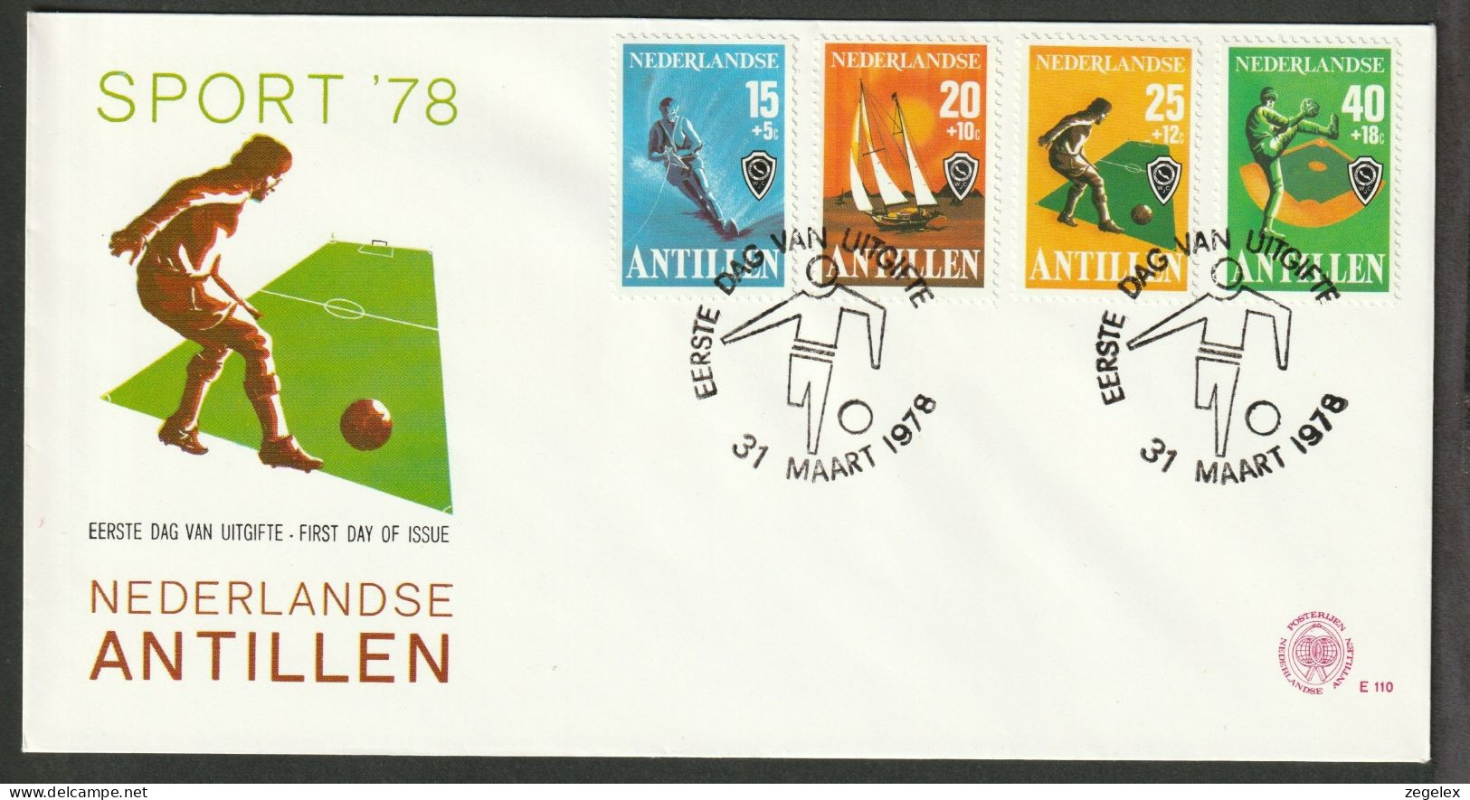 Ned. Antillen 1978 FDC - E110 - Antillas Holandesas