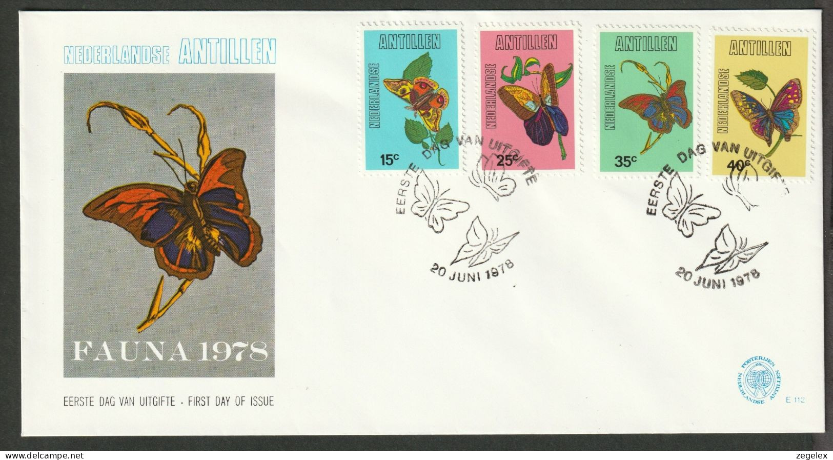 Ned. Antillen 1978 FDC - E112 - Antillen