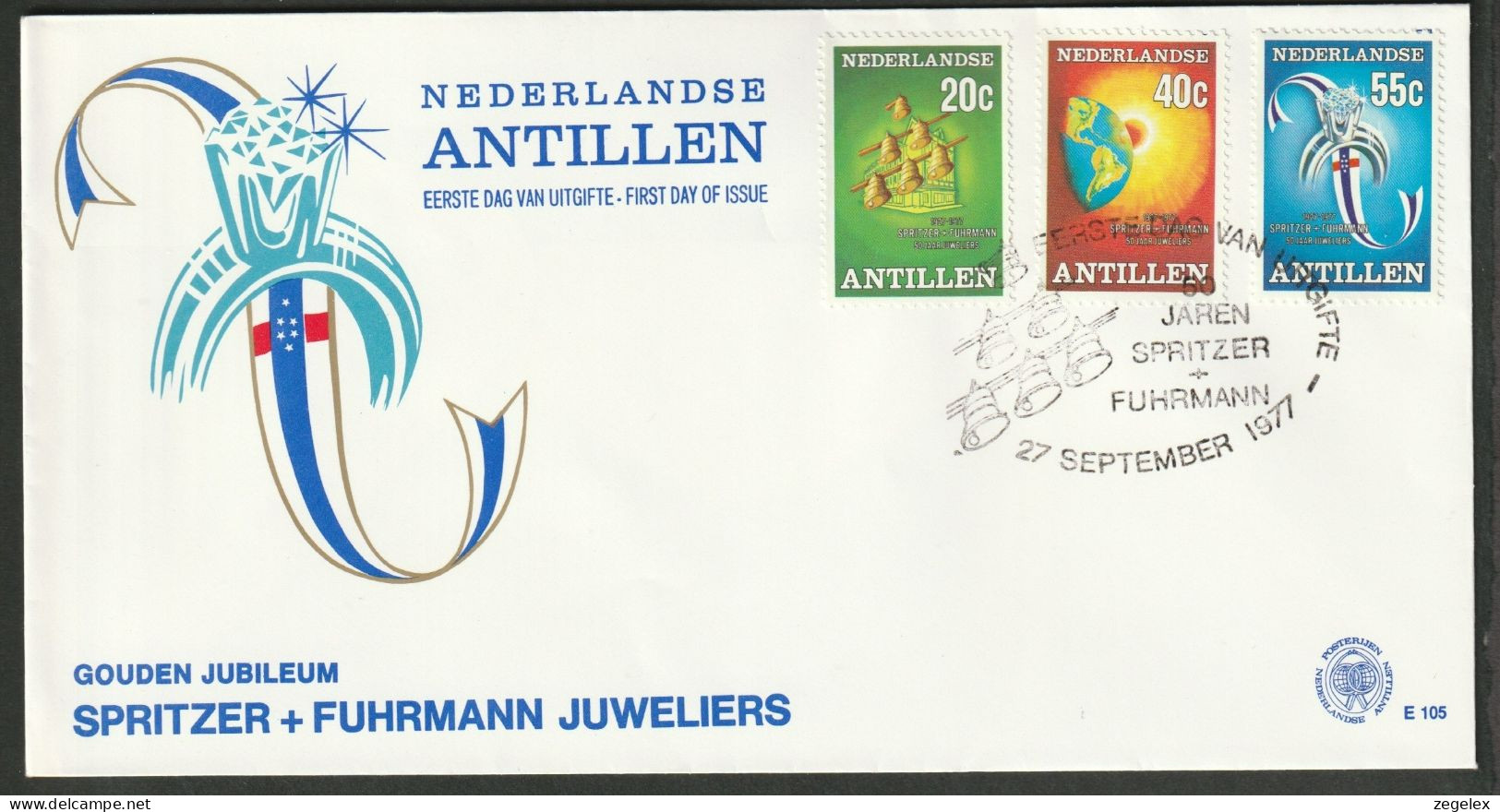 Ned. Antillen 1977 FDC - E105 - Antillen