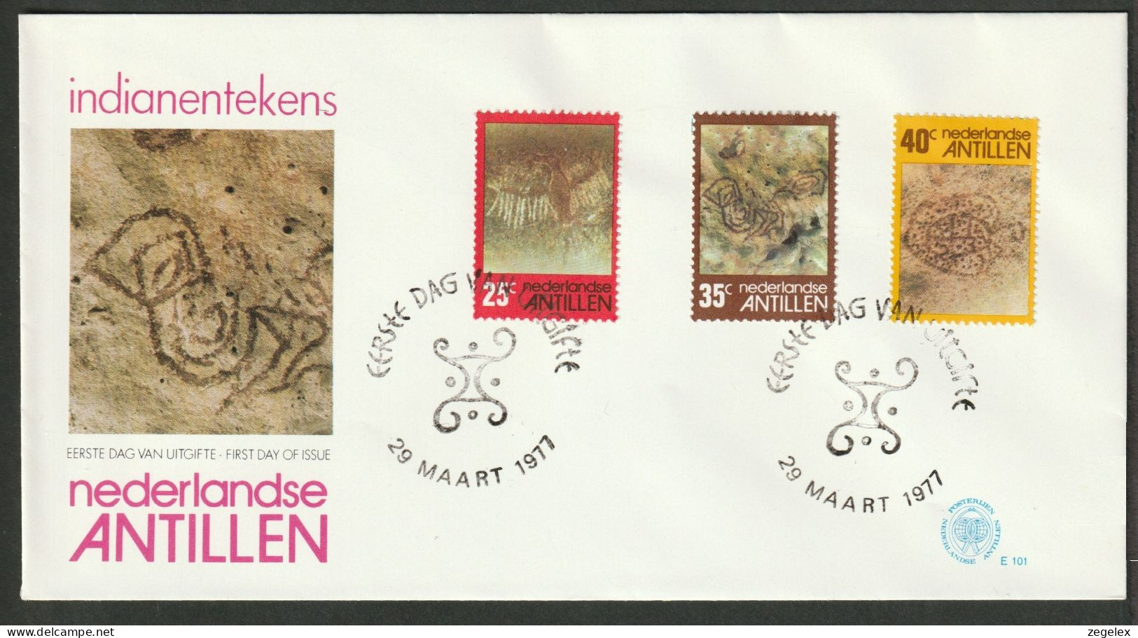 Ned. Antillen 1977 FDC - E101 - Antille