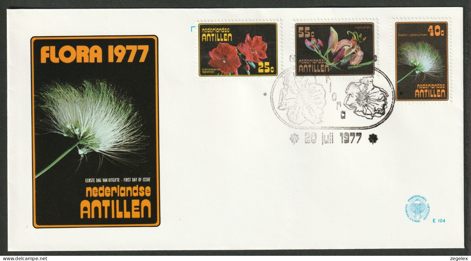 Ned. Antillen 1977 FDC - E104 - Antillen