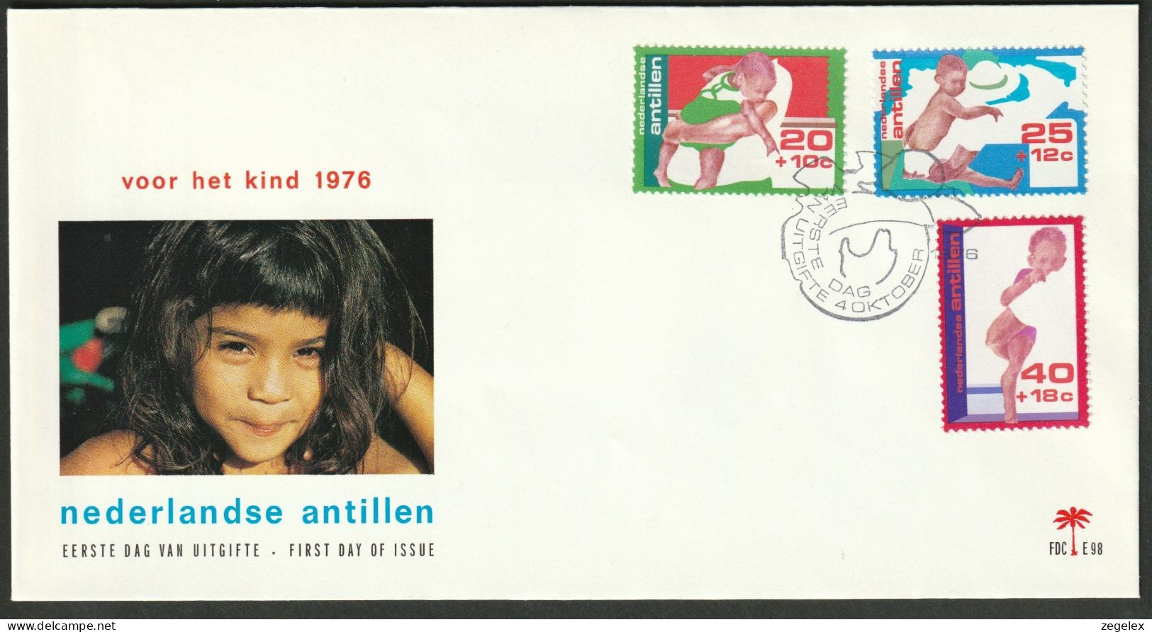 Ned. Antillen 1976 FDC - E98 - Antille