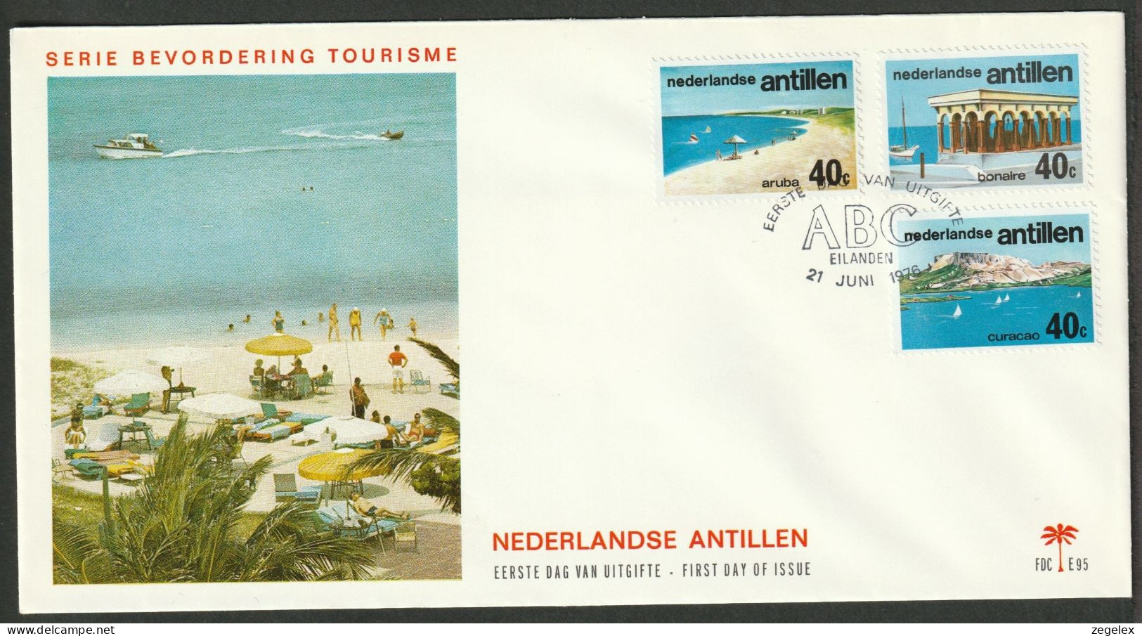 Ned. Antillen 1976 FDC - E95 - Antilles