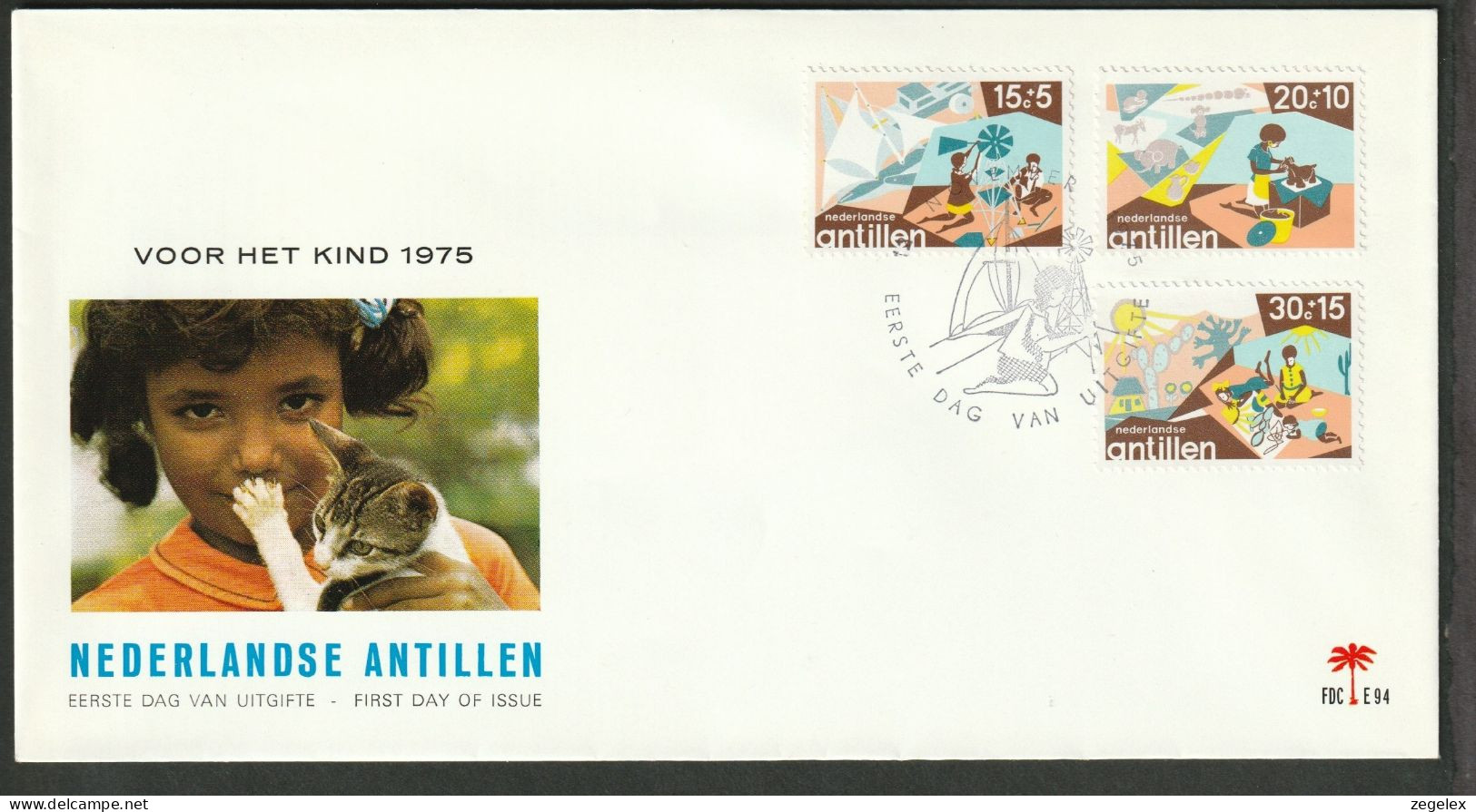 Ned. Antillen 1975 FDC - E94 - Antilles