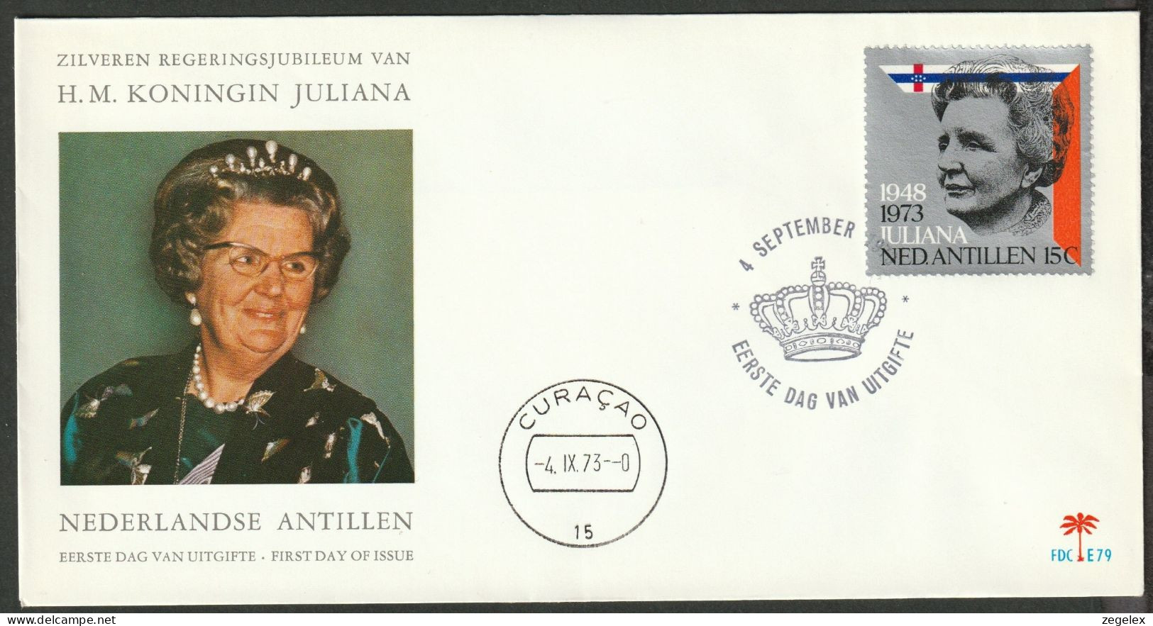 Ned. Antillen 1973 FDC - E79 - Antille