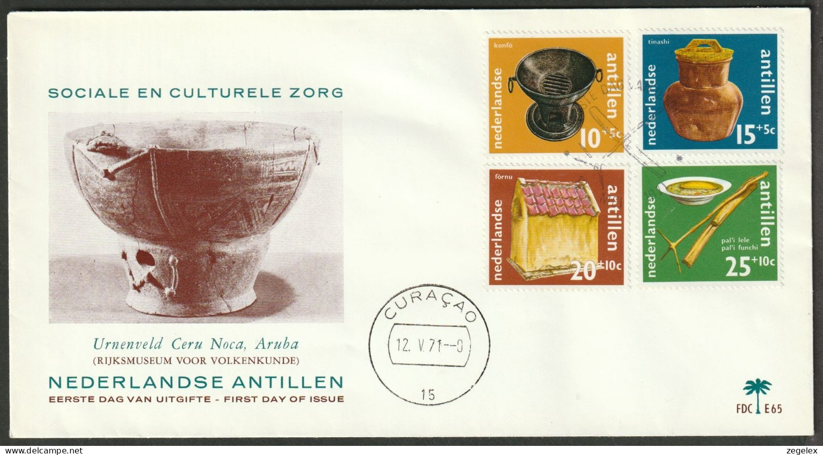 Ned. Antillen 1971 FDC - E65 - Antilles