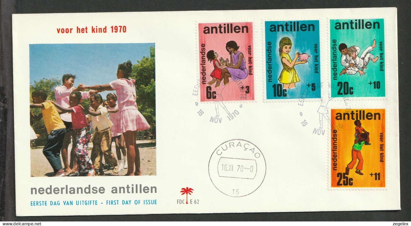 Ned. Antillen 1970 FDC - E62 - West Indies