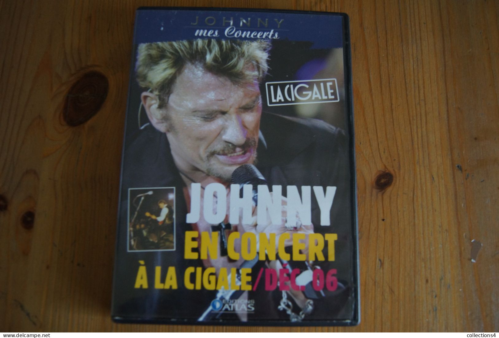 JOHNNY HALLYDAY EN CONCERT A LA CIGALE / DEC 06  DVD   SORTIE 2008 - Musik-DVD's