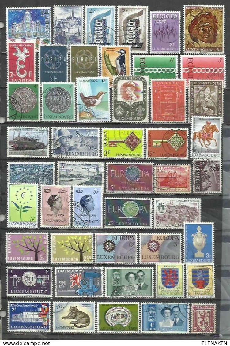 R464A-SELLOS LUXEMBURGO SIN TASAR,BUENOS VALORES,VEAN ,FOTO REAL.LUXEMBOURG STAMPS WITHOUT TASAR, GOOD VALUES, SEE,REAL - Colecciones