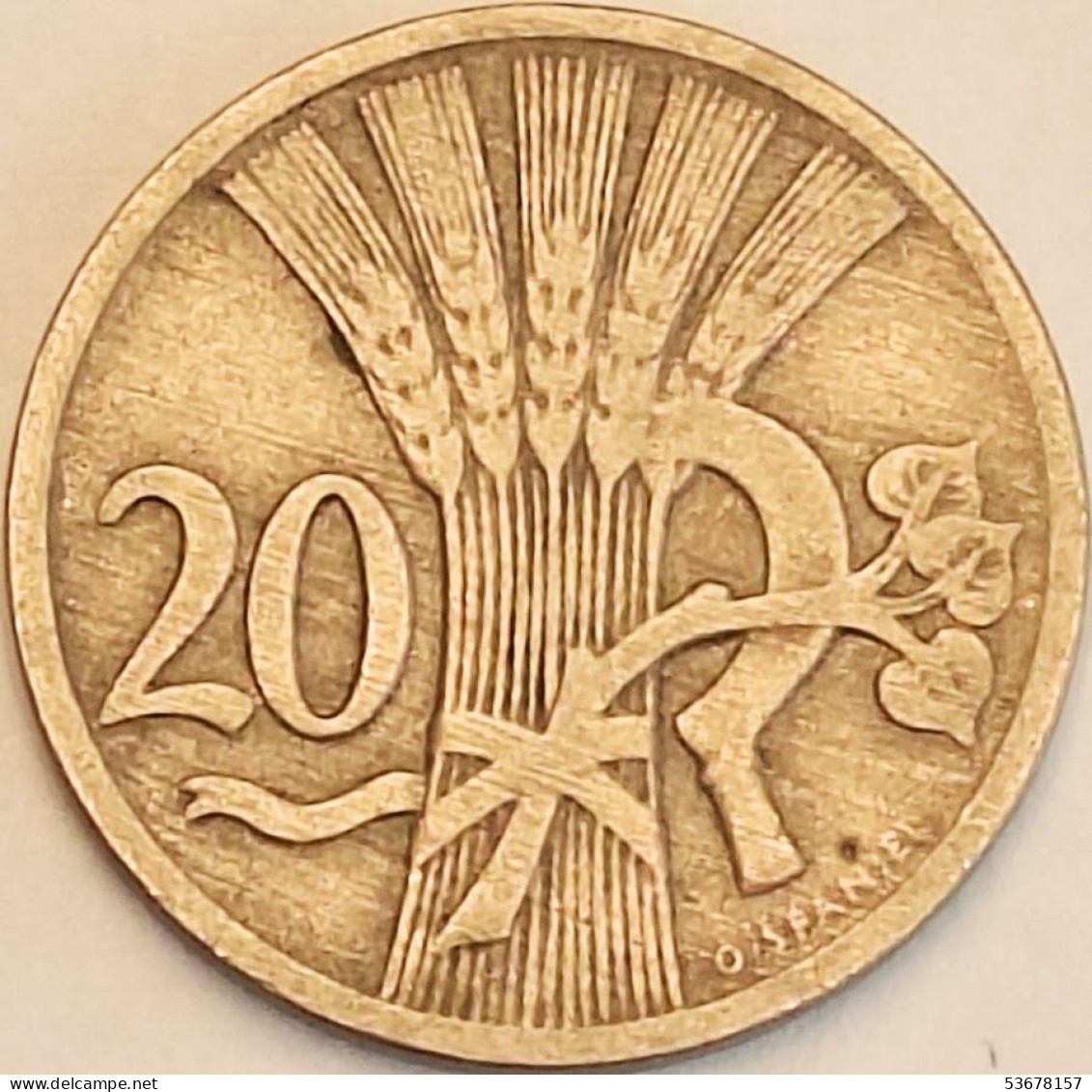 Czechoslovakia - 20 Haleru 1921, KM# 1 (#3668) - Tsjechoslowakije