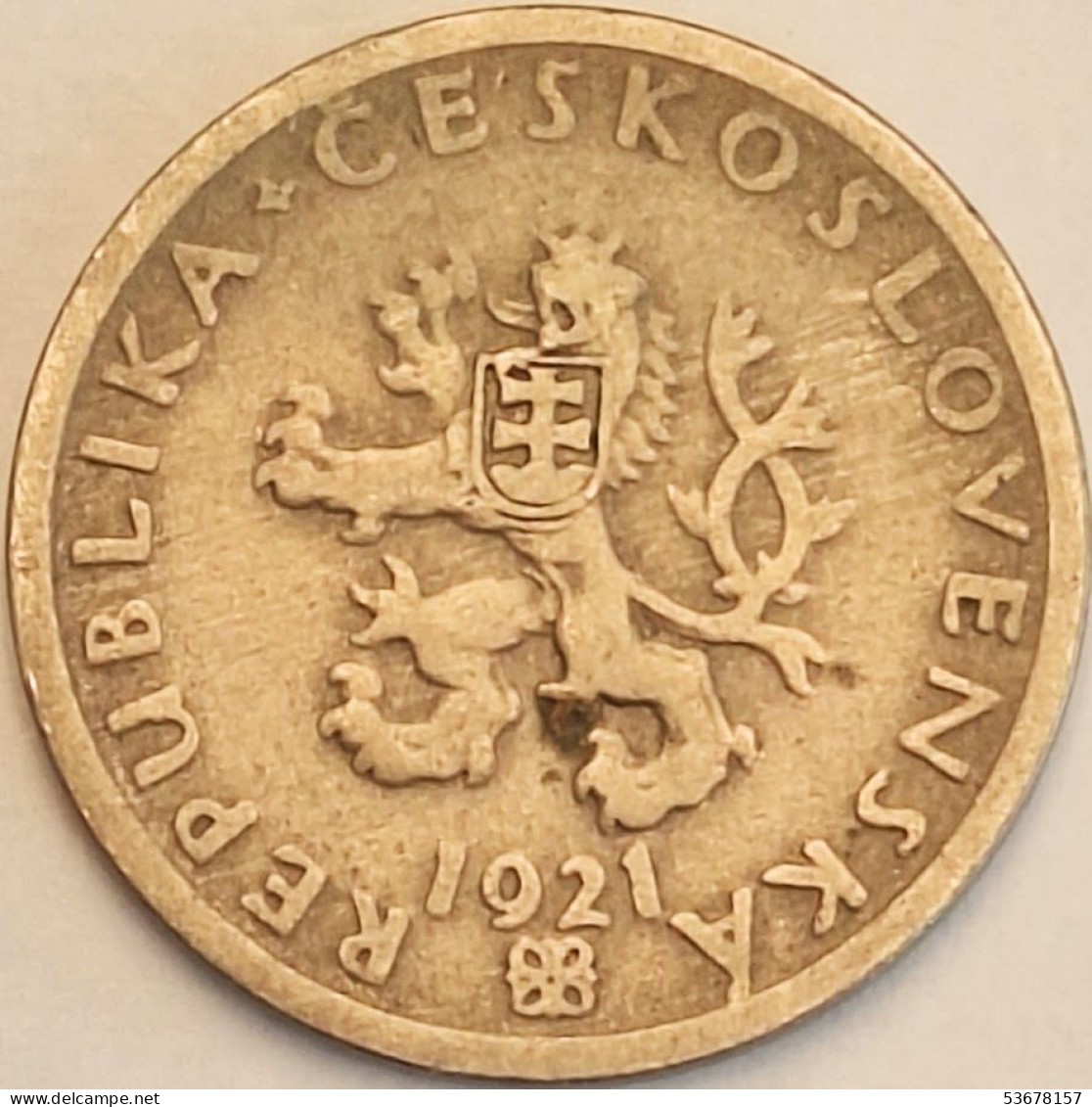 Czechoslovakia - 20 Haleru 1921, KM# 1 (#3668) - Tschechoslowakei