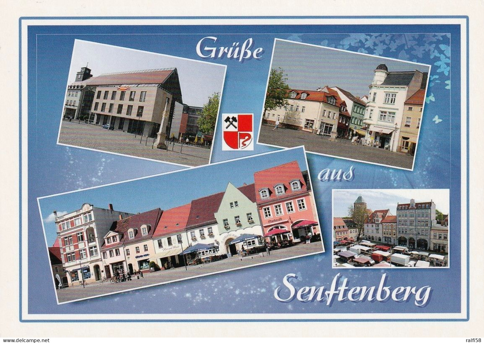 1 AK Germany / Brandenburg * Grüße Aus Senftenberg - Rund Um Den Senftenberger Markt * - Senftenberg