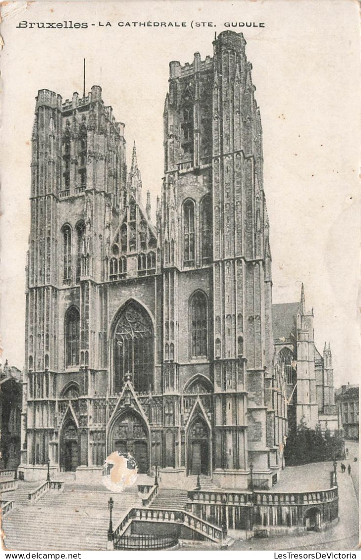 BELGIQUE - Bruxelles - La Cathédrale (Ste Gudule) - Carte Postale Ancienne - Monuments, édifices