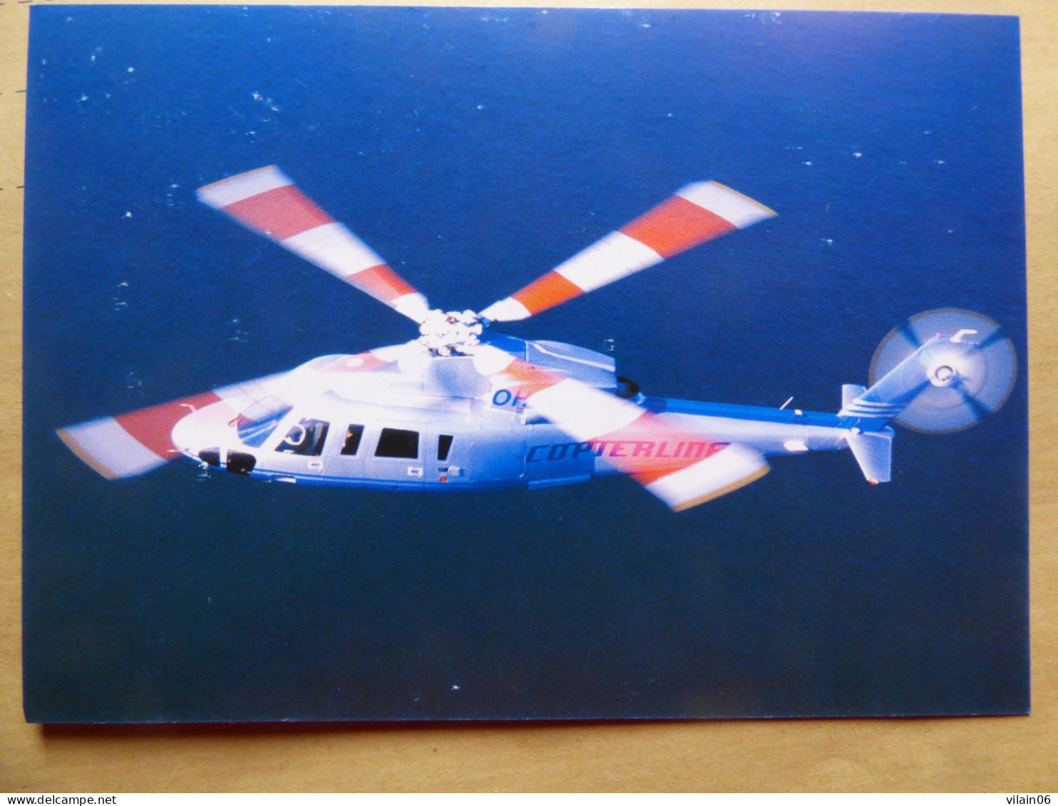 COPTERLINE   /  CARTE COMPAGNIE / AIRLINES ISSUE - Helikopters