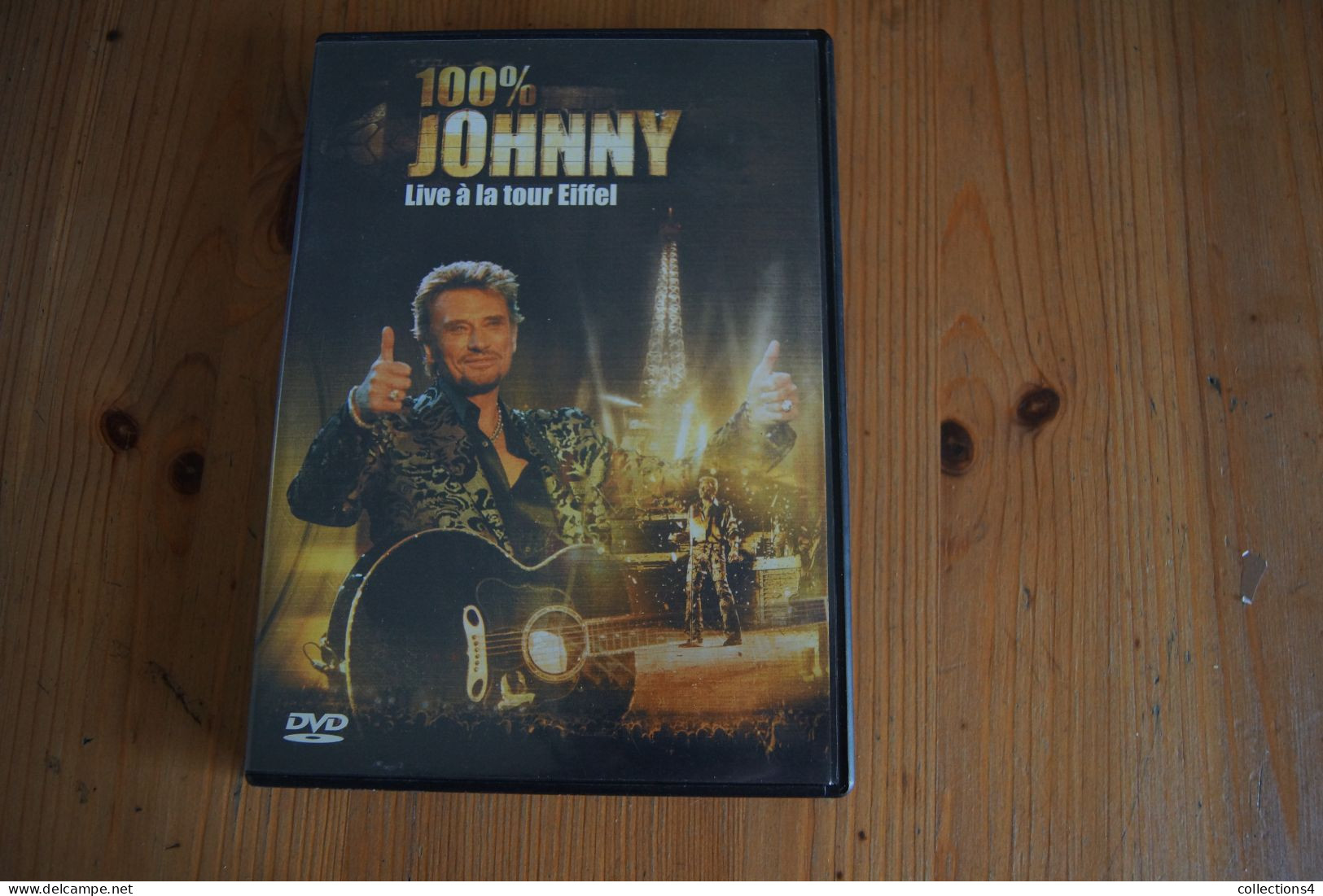 JOHNNY HALLYDAY 100°/° JOHNNY LIVE A LA TOUR EIFFEL DVD   SORTIE 2000 FLORENT PAGNY - DVD Musicaux