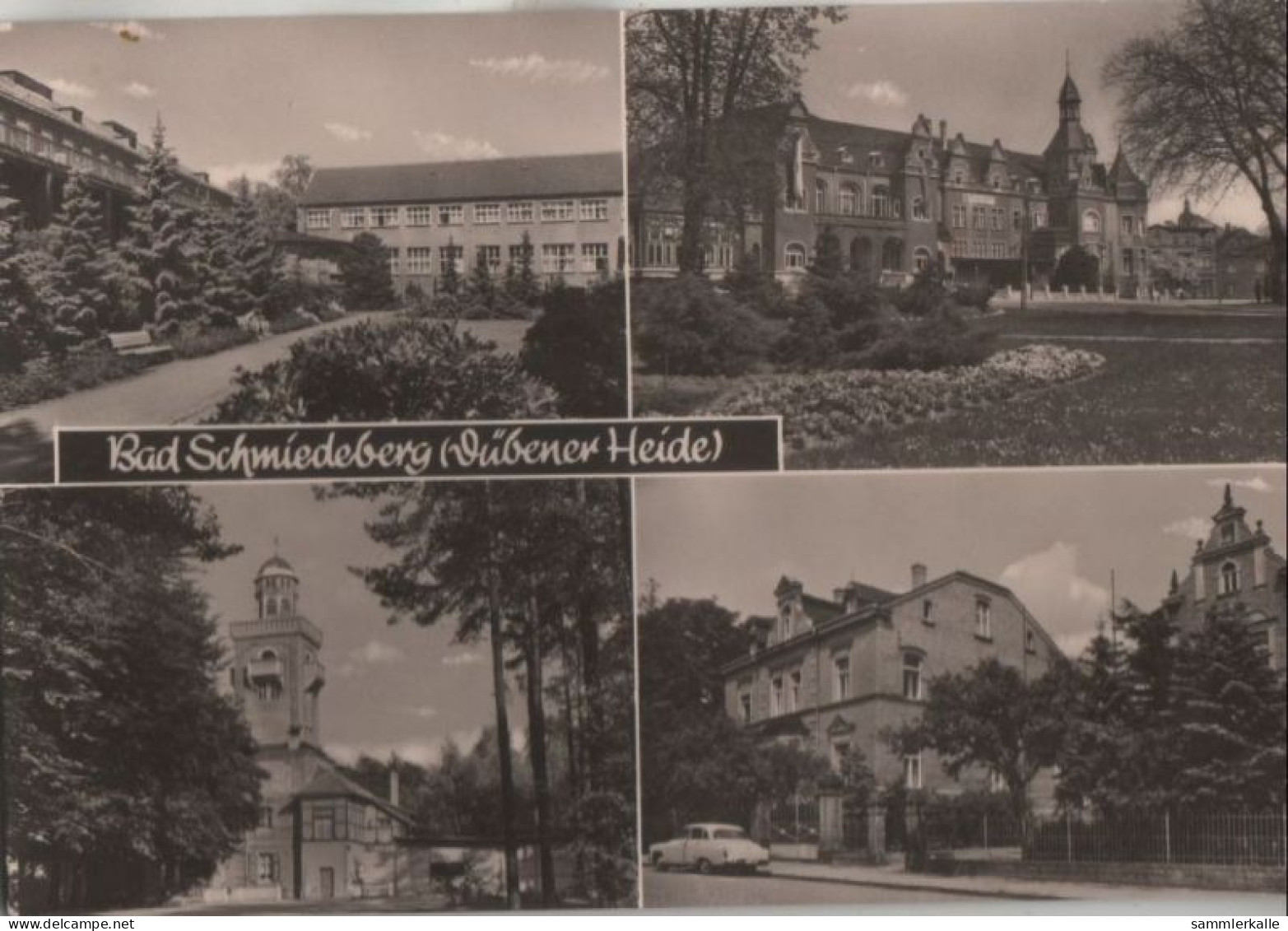 39751 - Schmiedeberg - U.a. Aussichtsturm - 1976 - Schmiedeberg (Erzgeb.)