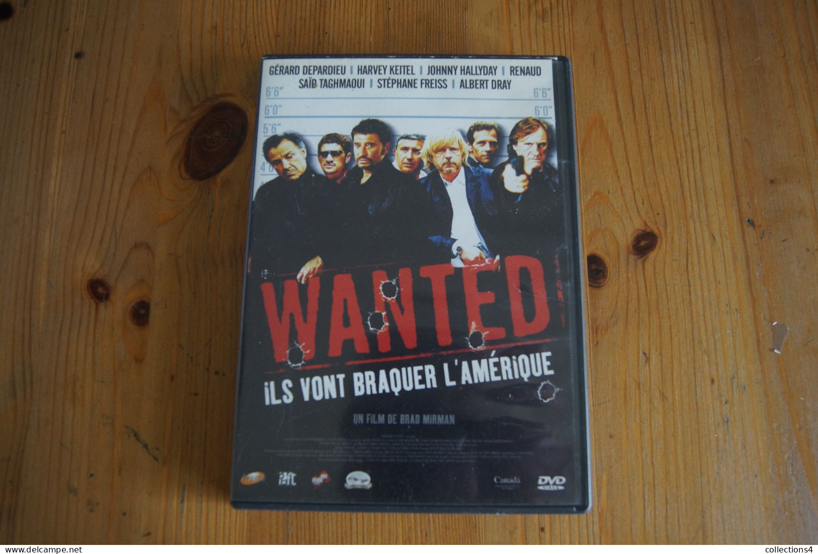 JOHNNY HALLYDAY RENAUD DEPARDIEU WANTED DVD DU FILM - Azione, Avventura