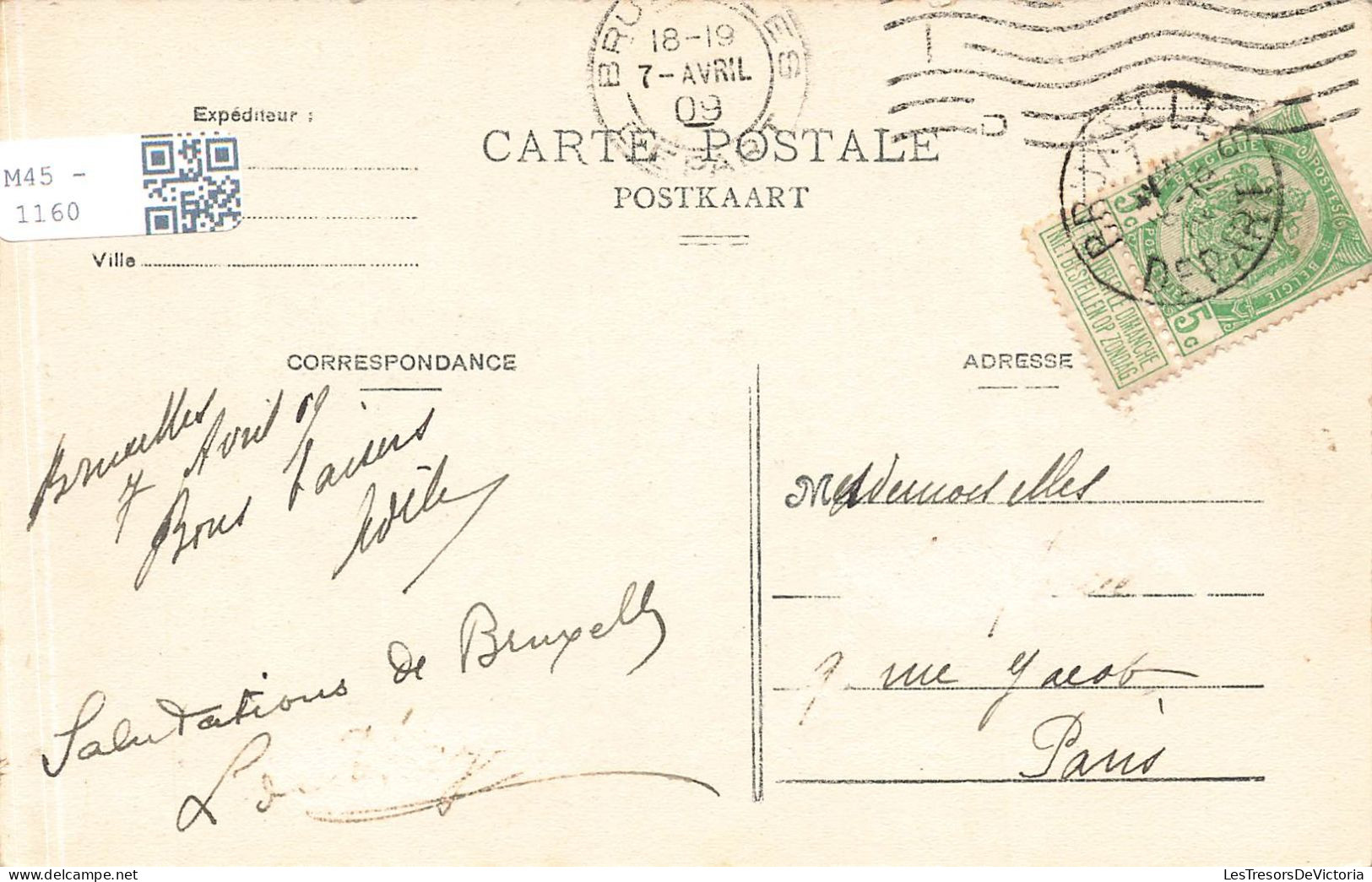 BELGIQUE - Bruxelles - La Chaire De Sainte Gudule - Carte Postale Ancienne - Otros & Sin Clasificación