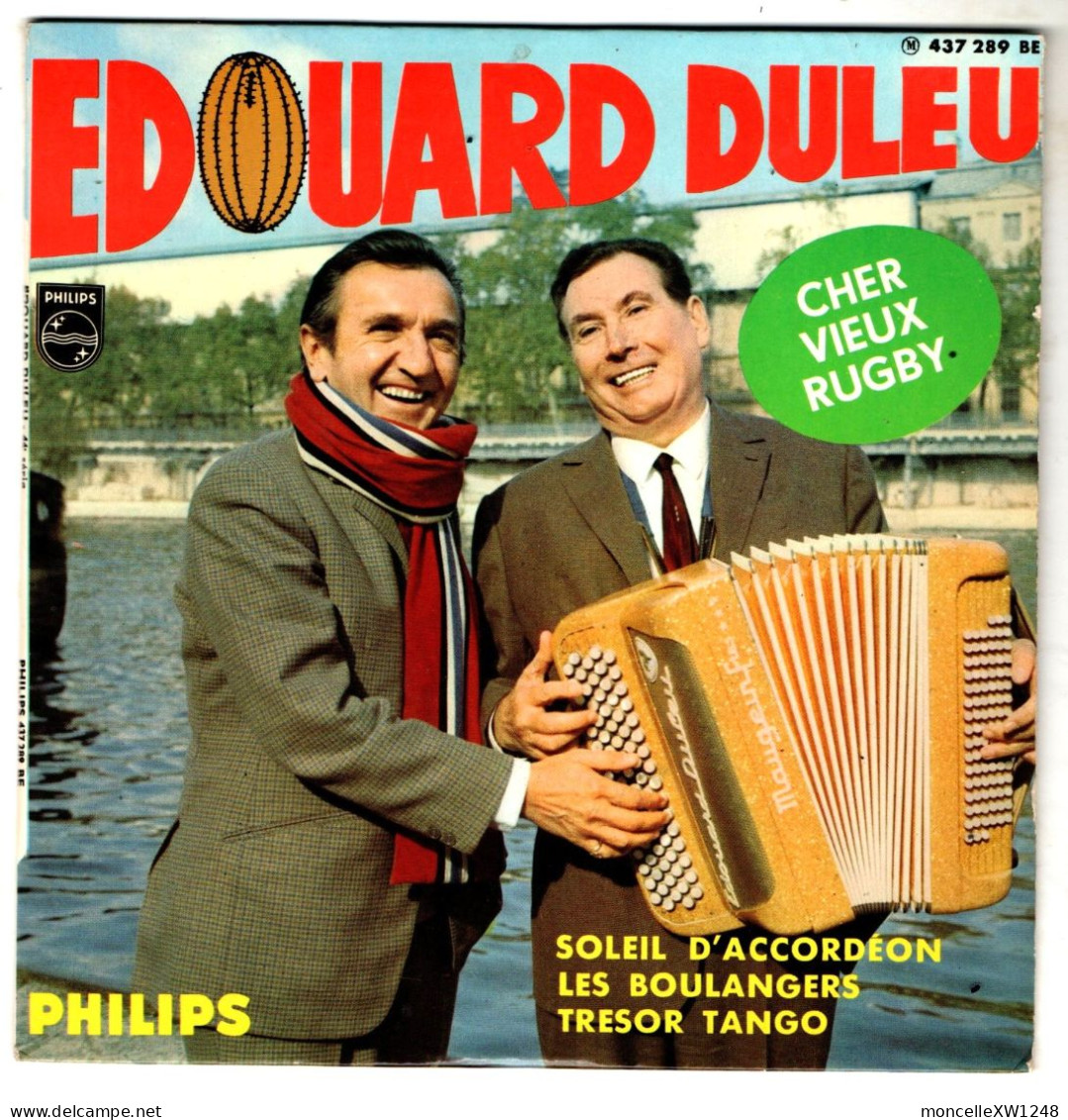Edouard Duleu - Roger Couderc - 45 T EP Cher Vieux Rugby (1967) - 45 T - Maxi-Single