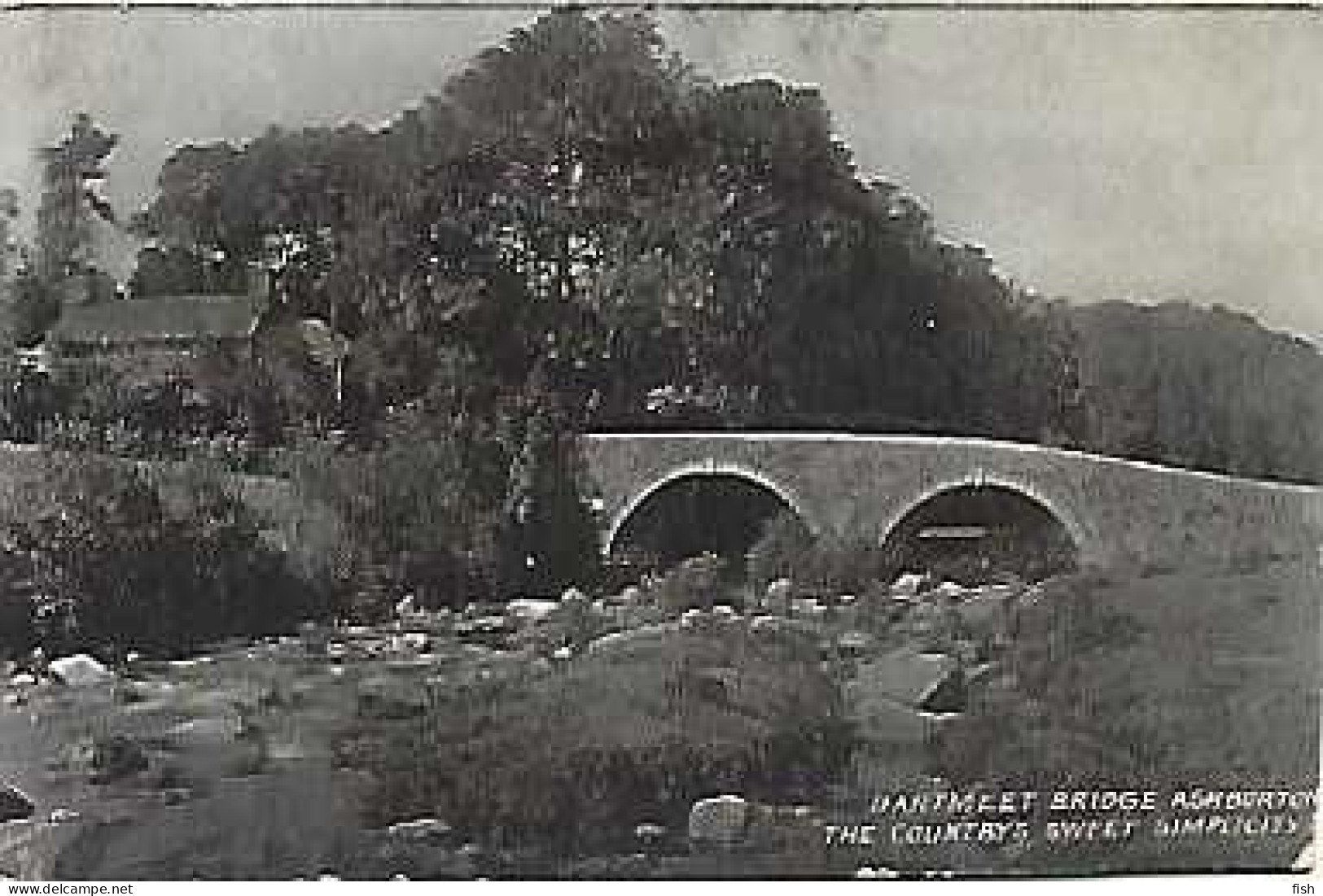 Portugal & Marcofilia, Devon,Darmeet Bridge Ashburton, Ed. Tucks Post Card, Lisboa 1906 (6562) - Briefe U. Dokumente
