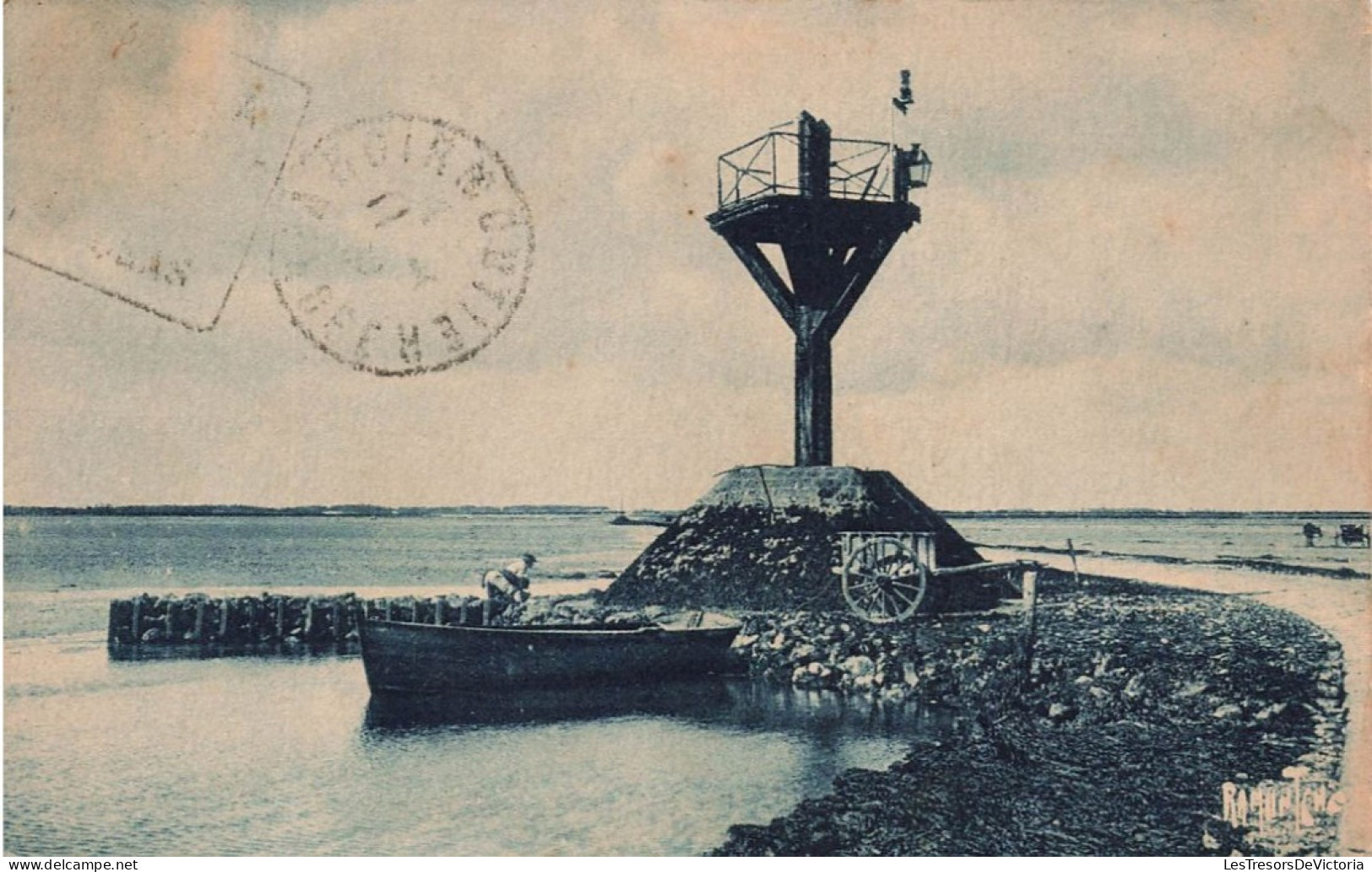 FRANCE - La Passe Du Gois Reliant L'Ile De Noirmoutier à Beauvoir Sur Mer - Carte Postale Ancienne - Beauvoir Sur Mer