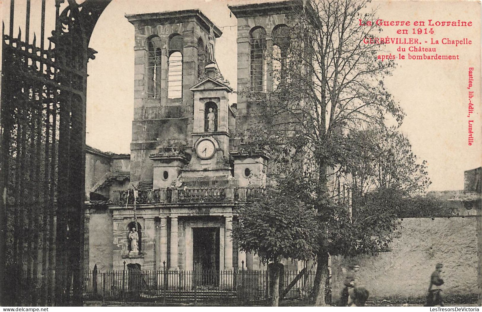 FRANCE - La Guerre En Lorraine En 1914 - Gerbéviller - La Chapelle Du Château Après Le Bombardem- Carte Postale Ancienne - Gerbeviller